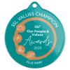 Picture of Plain White Round Medal Used For Sublimation - 2.75in